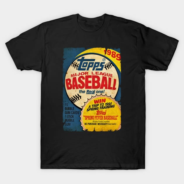 VINTAGE BASEBALL - TOPPS CARDS SPRING FEVER BASEBALL T-Shirt by kedaiadon